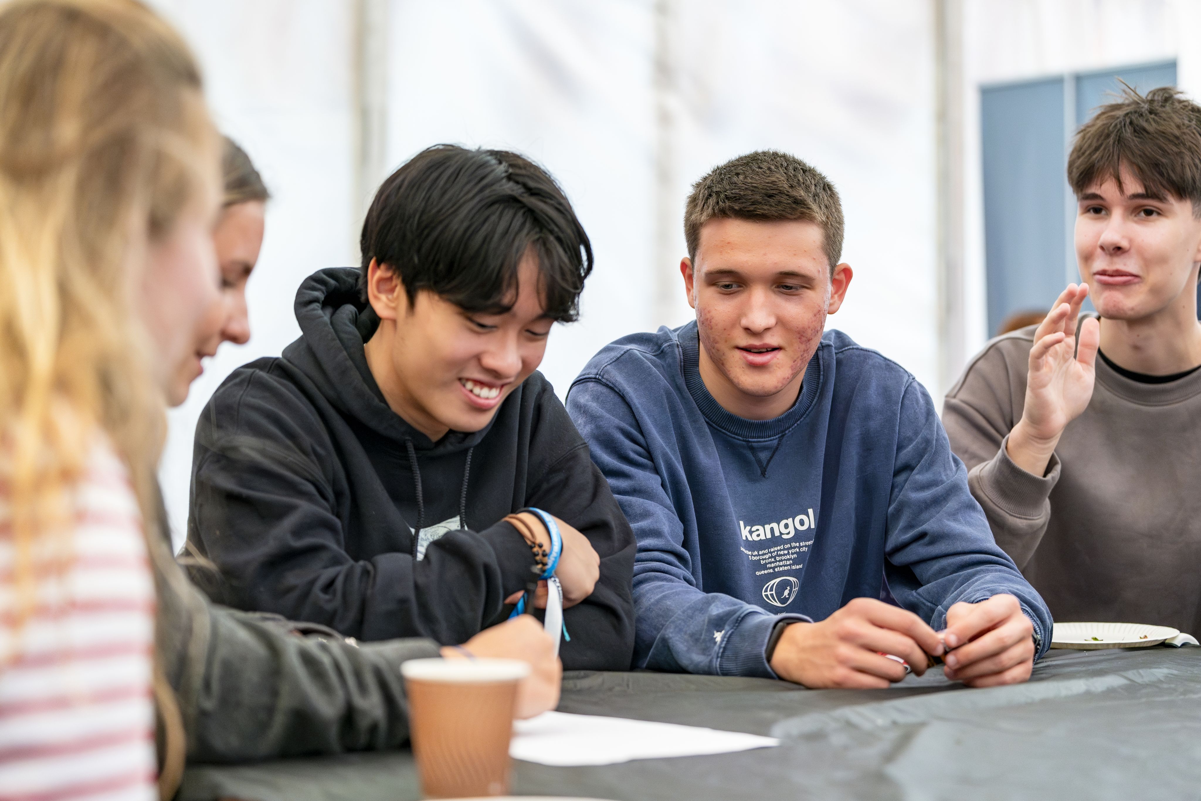 Students in class